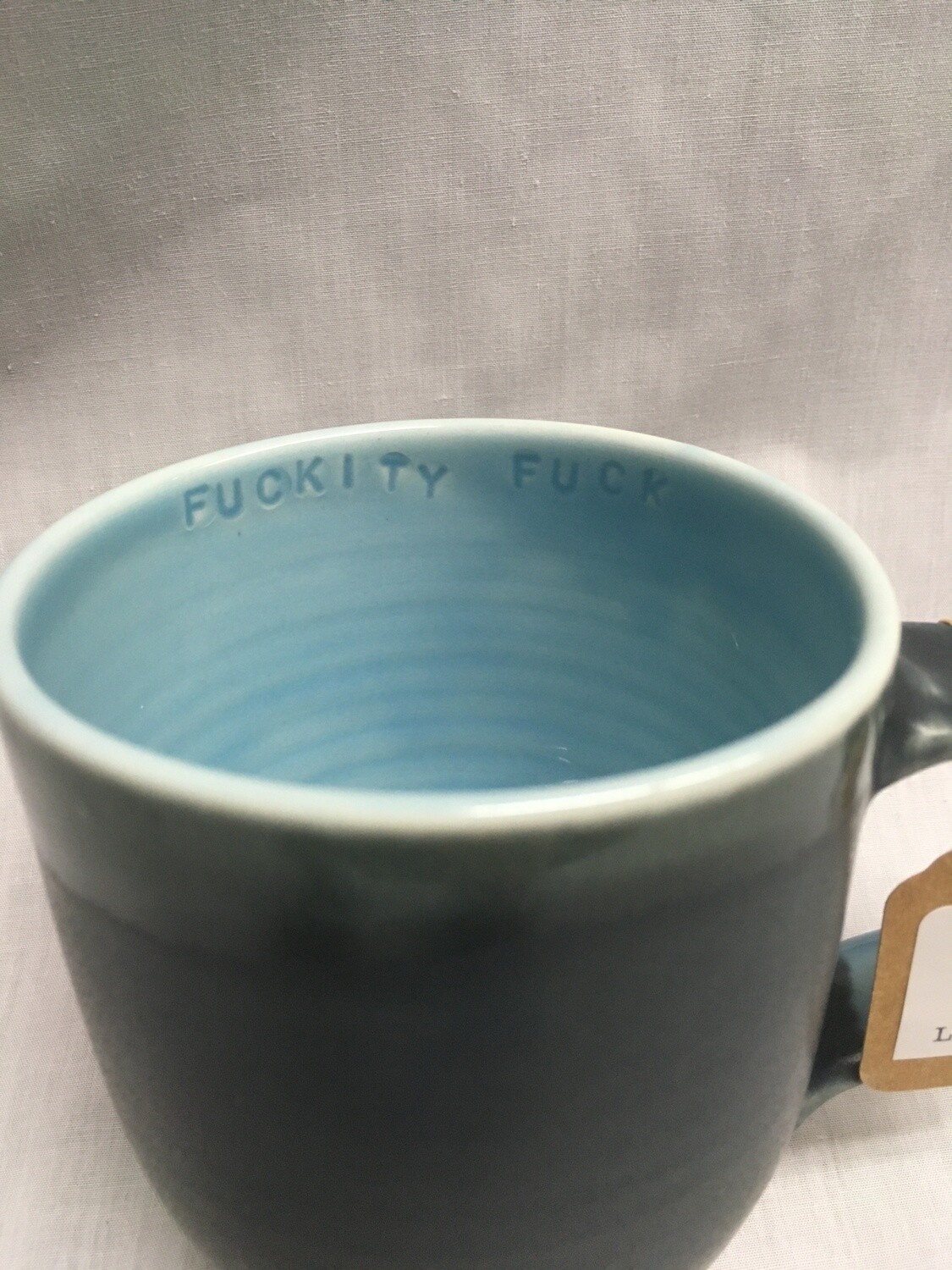 Sassy Mug - With inside mug Inscription - F#@kity F#@k