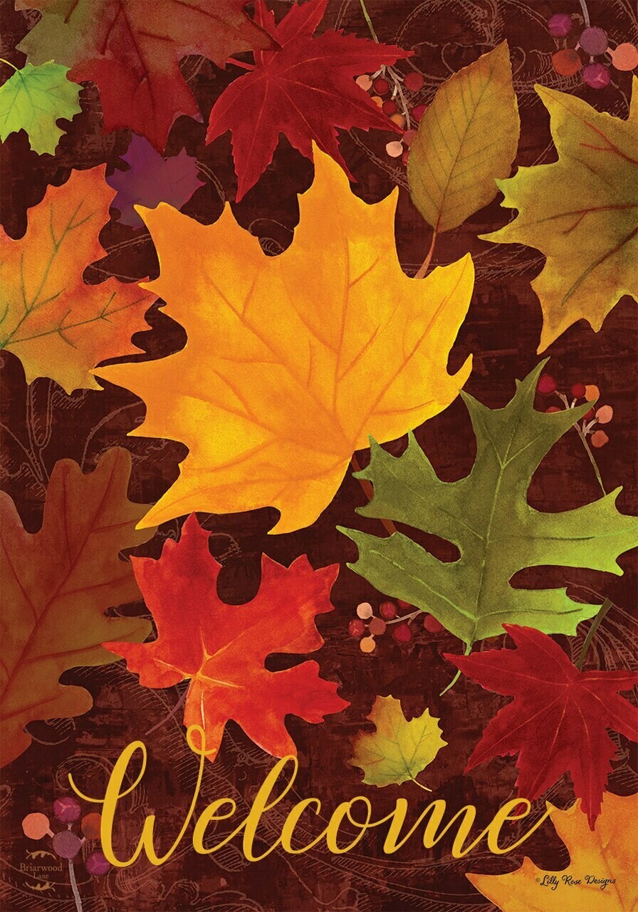 Falling Leaves - Garden Flag - 12.5 " x 18"