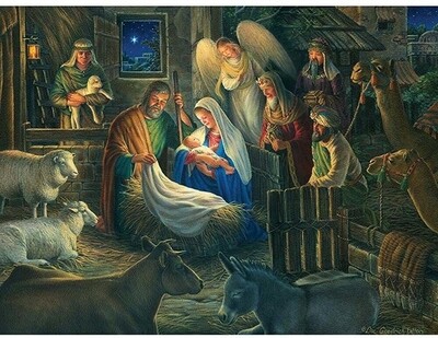 Away in a Manger - 500 Piece Cobble Hill Puzzle