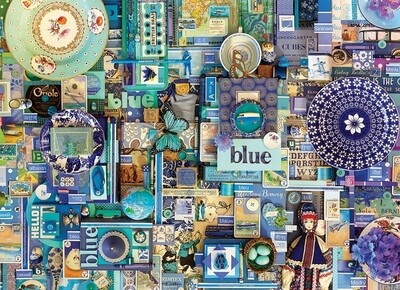 Blue - 1000 Piece Cobble Hill Puzzle