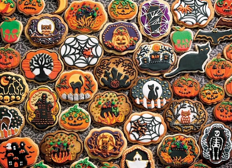 Halloween Cookies - Family Pieces - 350 piece Cobble Hill Puzzle