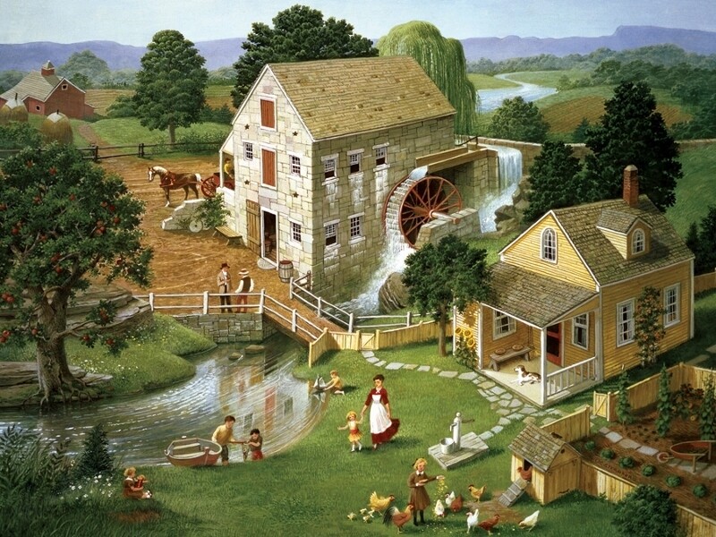 Four Star Mill - 500 Piece Cobble Hill Puzzle