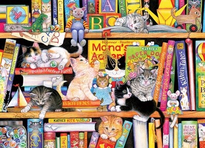 Storytime Kittens - Family Pieces - 350 Piece Cobble Hill puzzle