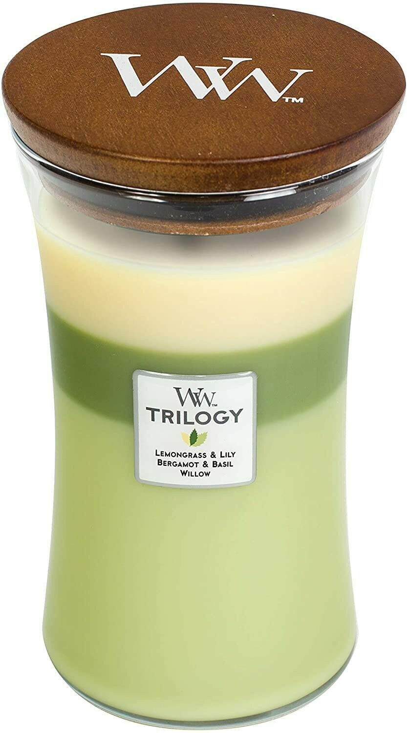 Garden Oasis Large Trilogy WoodWick Candle