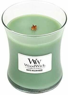 White Willow Moss - Medium - WoodWick Candle