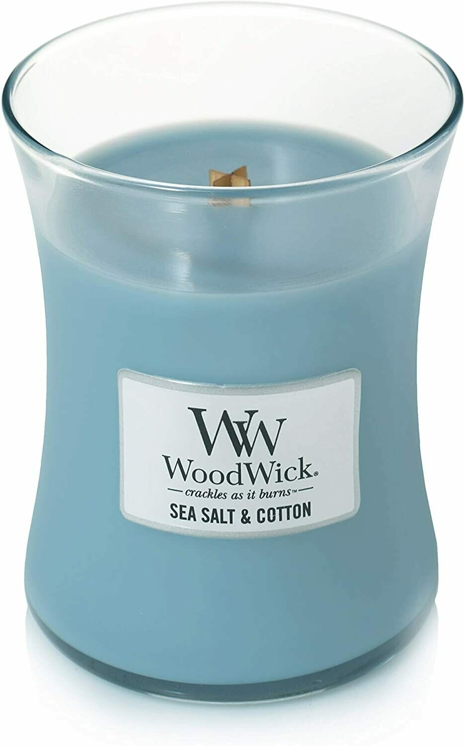 Sea Salt & Cotton - Medium - WoodWick Candles