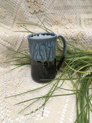 Large Mug, Blue Ash - Parsons Dietrich Pottery - Handmade Canadian