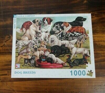 Dog Breeds - 1000 Piece - New York Puzzle Company