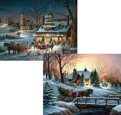 Lang Christmas Cards - Evening Rehearsals - 2 Designs - 18 per Box