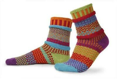 Cosmos - Small - Mismatched Crew Socks - Solmate Socks
