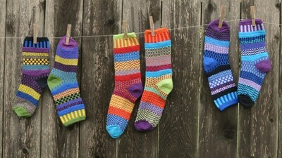 Solmate Socks Small: Women's 6 - 8 and Men's 5 - 7