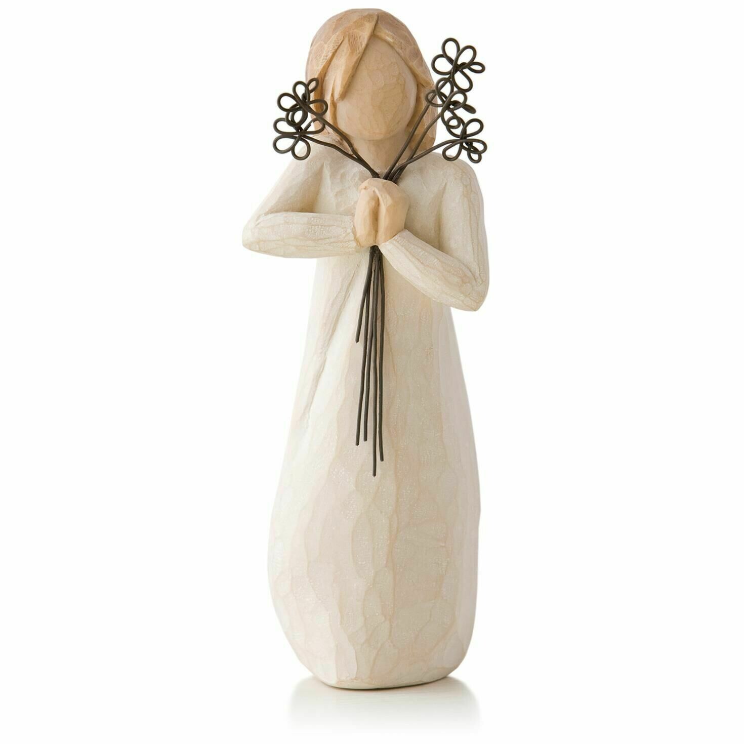Willow Tree: Friendship - Girl holding Wire Flowers
