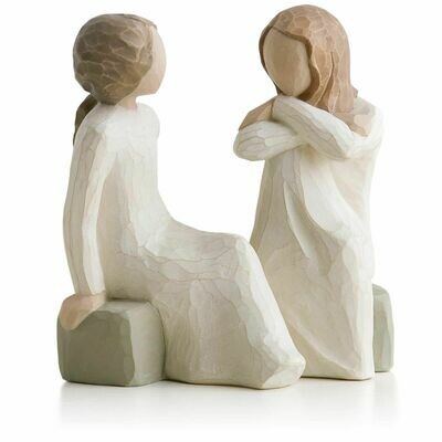 Willow Tree: Heart and Soul - 2 Girls Sitting Facing Each Other