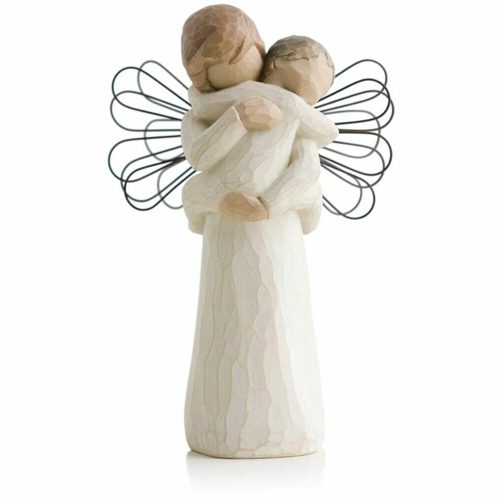 Willow Tree: Angel's Embrace - Holding Child - Wire Wings
