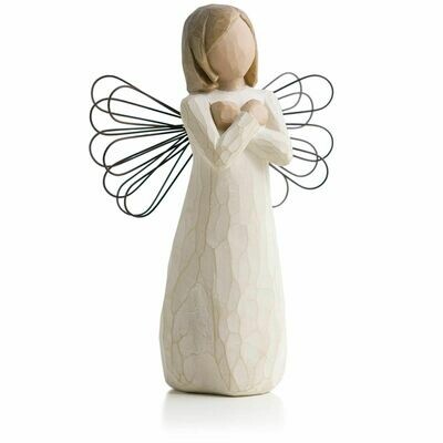 Willow Tree: Sign for Love - Angel with Arms Crossed - Wire Wings