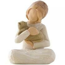 Willow Tree: Kindness Girl - Sitting Holding Cat