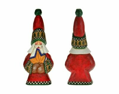 Cottage Carvings North Star Santa - 9 inches - Canadian Artist Dave Francis