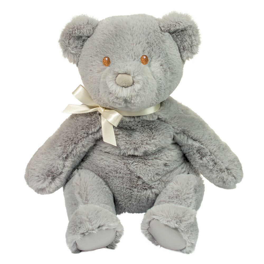 Zeta - Grey Bear - 12 inch with stitched eyes - Douglas Baby