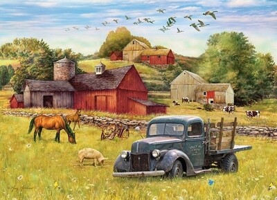 Summer Afternoon on the Farm - 275 Piece Cobble Hill Puzzle