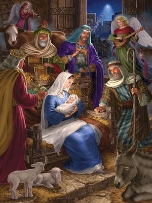 Holy Night - Family Pieces - 350 Piece Cobble Hill Puzzle