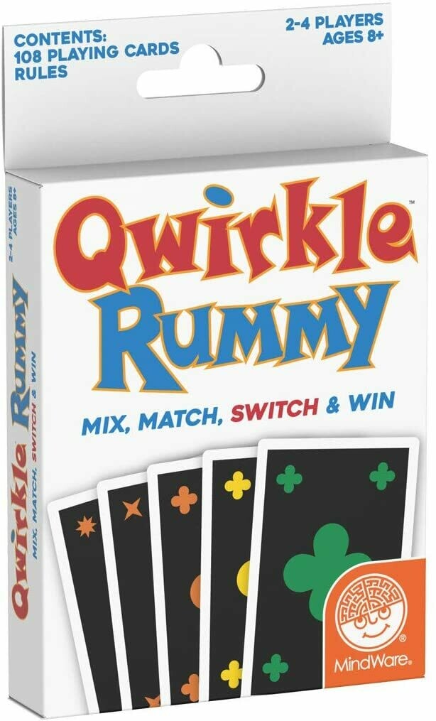 Qwirkle Rummy Card Game, Ages 8 and up 