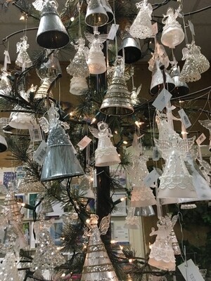 Glass Angels and other Ornaments