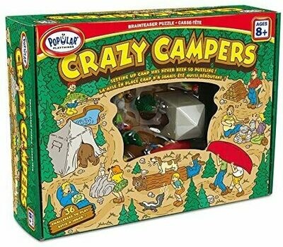 Crazy Campers - Fun Brainteaser Solitaire game