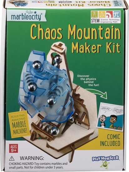 Marbleocity - Chaos Mountain Marble Machine Making Kit - ages 9 and up