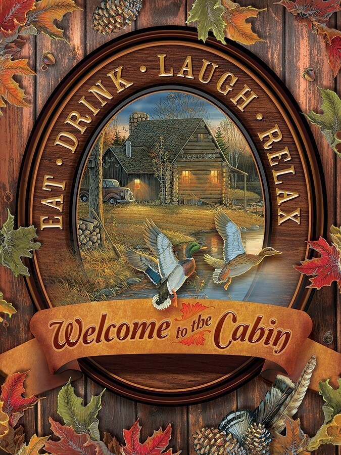 Welcome to the Cabin - Easy Handling - 275 Piece Cobble Hill Puzzle