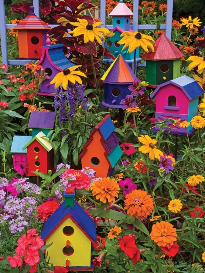 Birdhouses - Easy Handling - 275 Piece Cobble Hill Puzzle