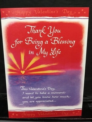 Valentine - Thank you for Being a Blessing in My Life  - Blue Mountain Arts Cards