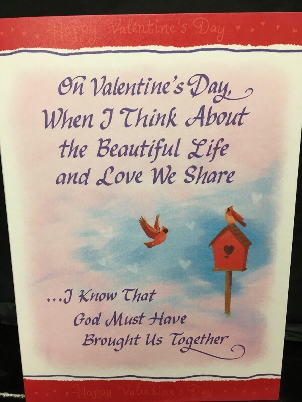 Valentine - On Valentine's Day, When I think about.... - Blue Mountain Arts Cards