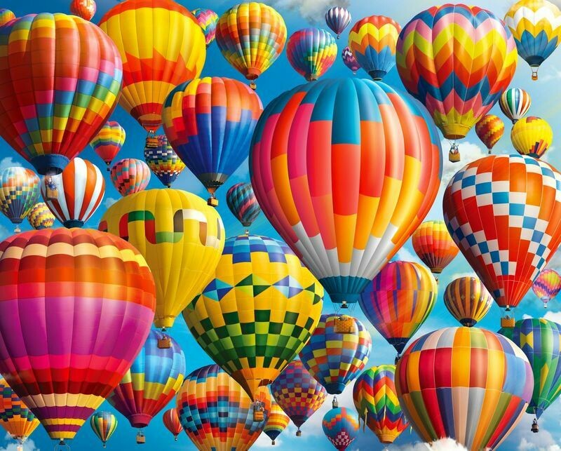 Balloon Fest - 1000 Piece Springbok Puzzle
