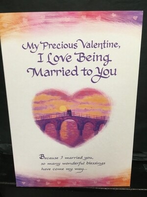 Valentine - My Precious Valentine, I Love being Married to You - Blue Mountain Arts Cards