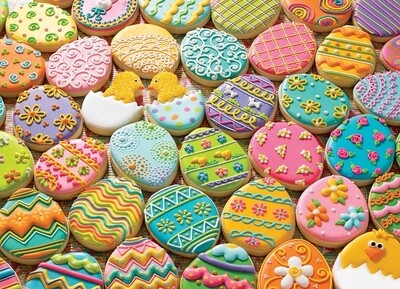 Easter Cookies - Family Pieces - 350 Piece Cobble Hill Puzzle