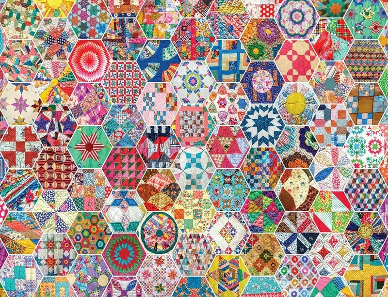 Crazy Quilts - 500 Piece Springbok Puzzle