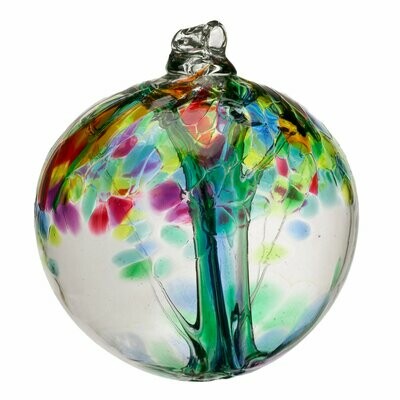2" Tree of Enchantment Friendship Ball - Family - Canadian Blown Glass
