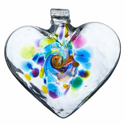 3" Heart of Reflection - Canadian Blown Glass