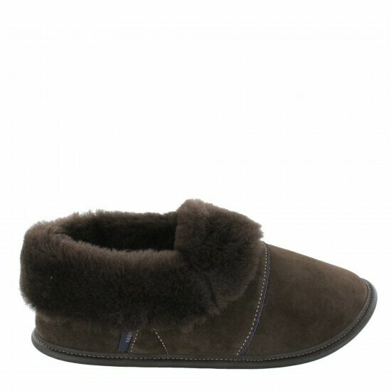 Ladies Low-cut - 9/10  Brown / Brown Fur: Garneau Slippers