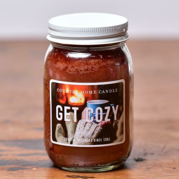 Get Cozy - Small Jar - Country Home Candle