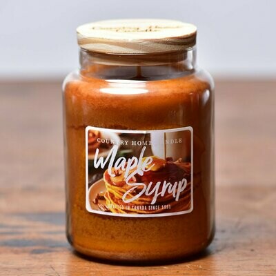 Maple Syrup - Large Jar - Country Home Candle