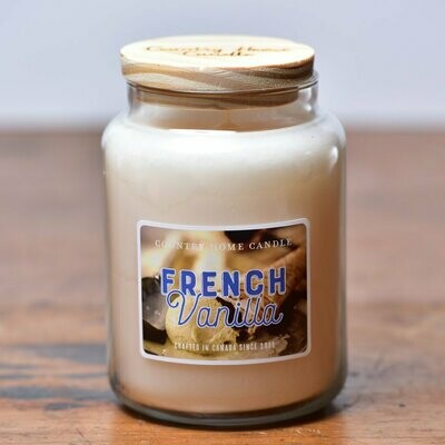 French Vanilla - Large Jar - Country Home Candle