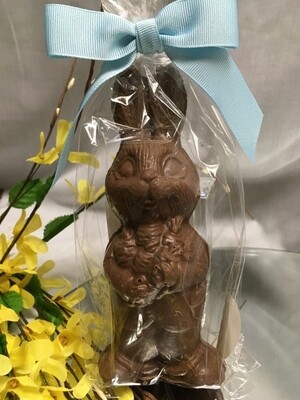 Boy Bunny - Milk Chocolate - 125g - 6 inches tall - Chocolate Factory