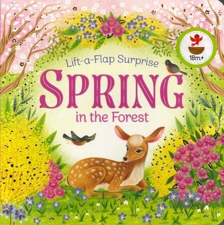 Spring in the Forest - Lift a Flap Surprise. Pop Up board book
