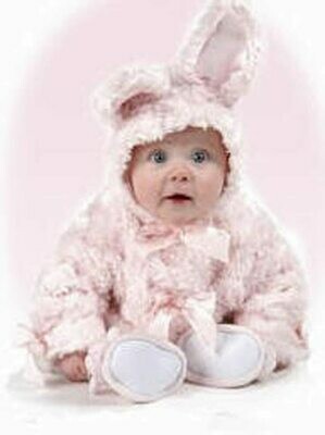 Cottontail Coat - Pink Bunny - 6 - 12 month size - Bearington Baby
