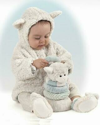 Lamby Coat - Cream - 6 - 12 month size - Bearington Baby
