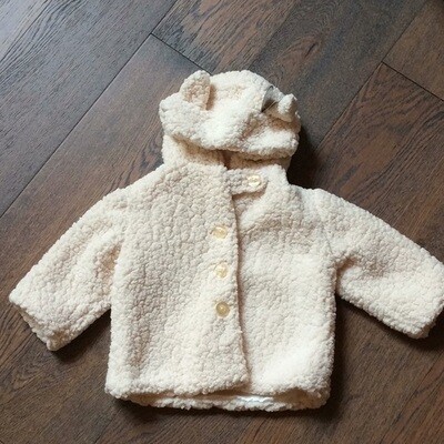 Lamby Coat - Cream - 12 - 24 month size - Bearington Baby