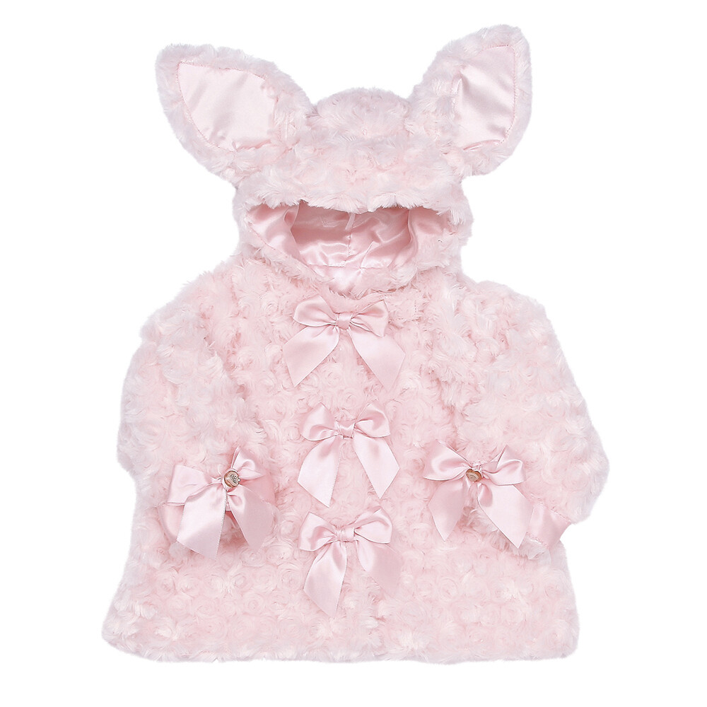 Cottontail Coat - Pink Bunny - 12 - 24 month size - Bearington Baby