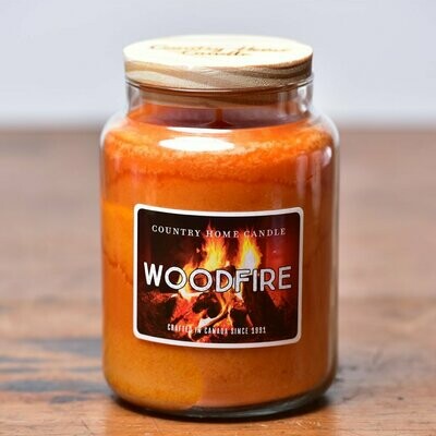 Woodfire - Large Jar - Country Home Candle