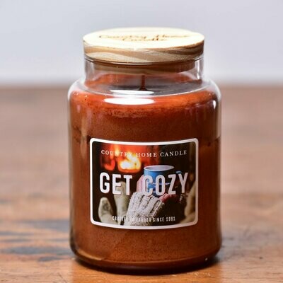 Get Cozy - Large Jar - Country Home Candle